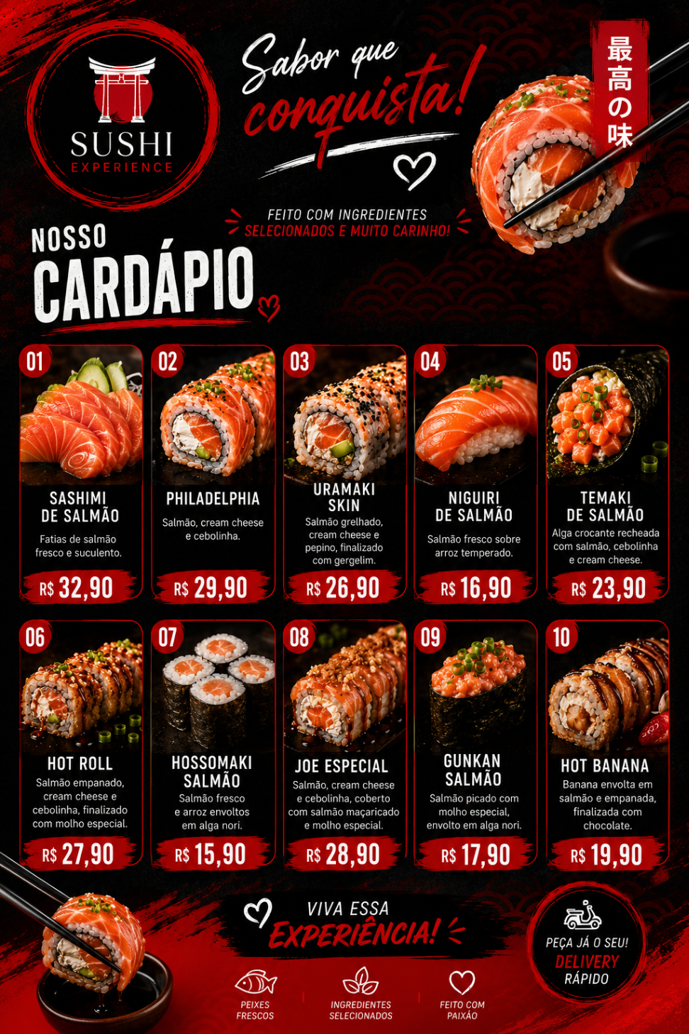 Outros • Cardápio