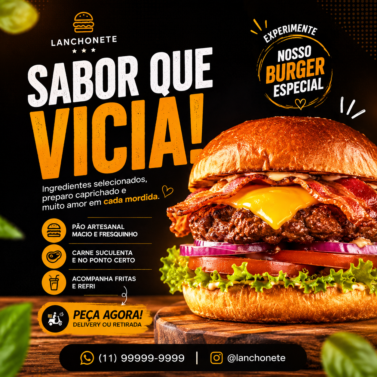WhatsApp para Hamburgueria