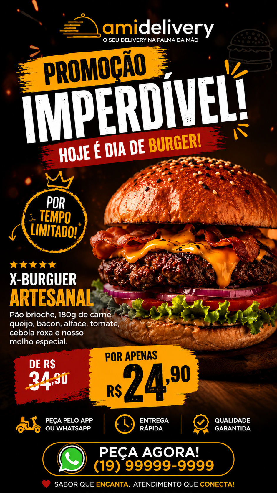 Stories para Hamburgueria